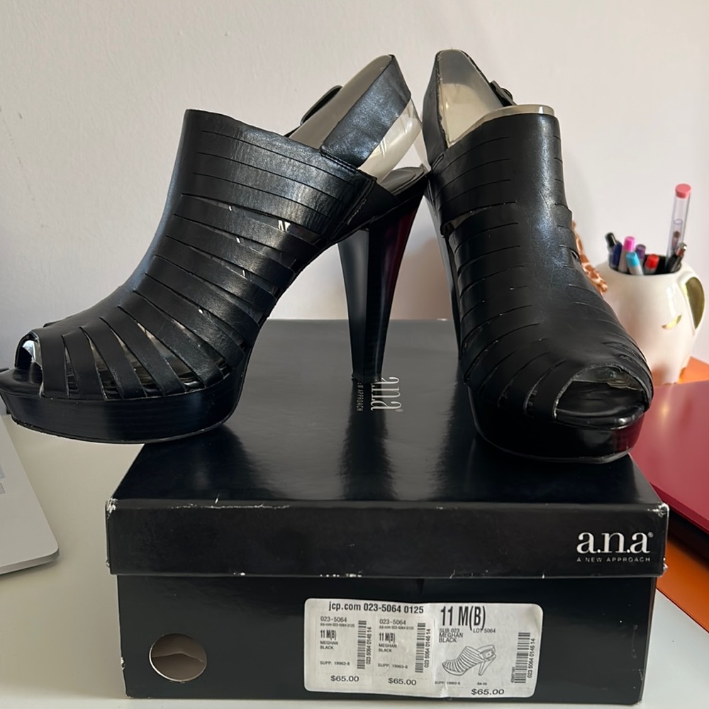 Black Gladiator Sandals